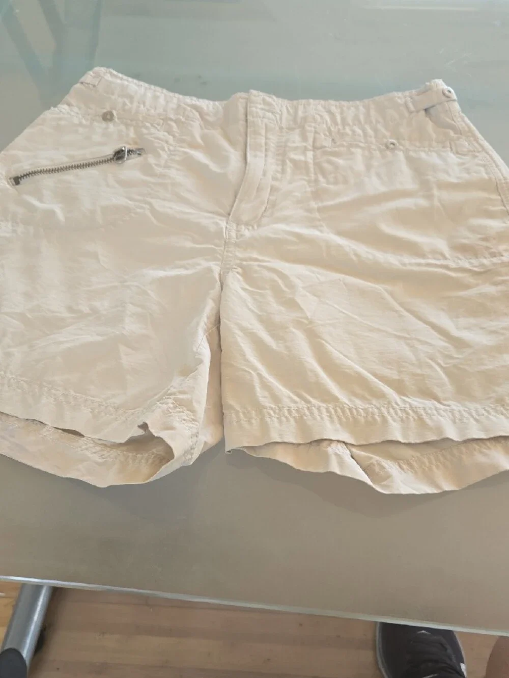 Columbia Women's Light Cream Outdoor Shorts